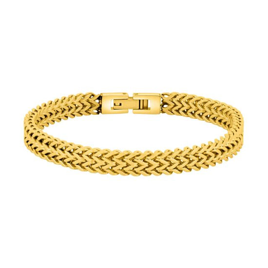 SON armbånd stål IP gold Son of Noa