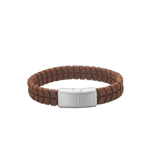 SON armbånd brun kalveskind 12mm