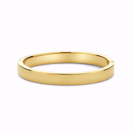 Stål armring  IP Guldbelagt CO88