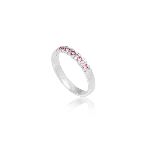 8K LG Allianz Ring HVG 5*0,03ct Pink