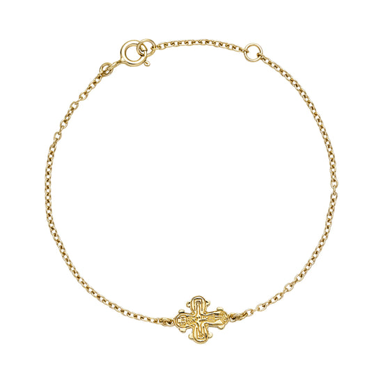 Dagmarkors armbånd forgyldt 16-18cm