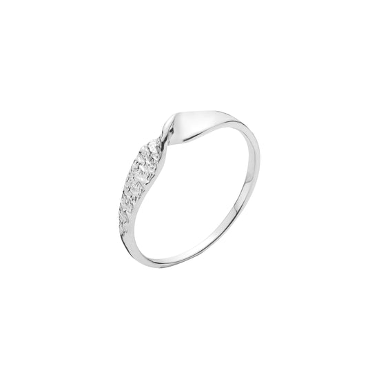 Ring sølv mat Lund