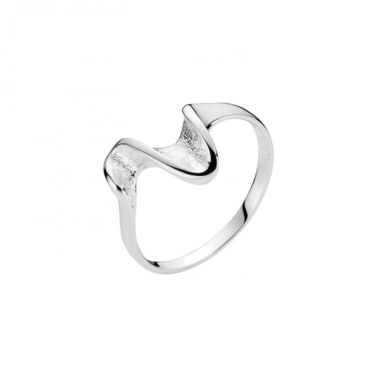 Ring rustik sølv Lund