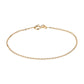 8k Anker Facet 0,50mm Guld Armbånd