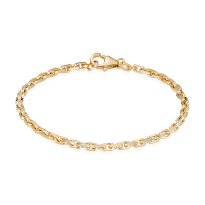 14K Anker facet 0,80mm guld