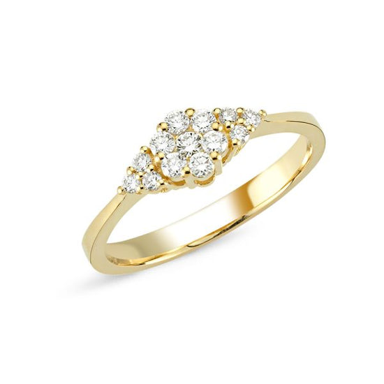 14kt. LILJA ring rødguld 0,30ct. W-si Nuran