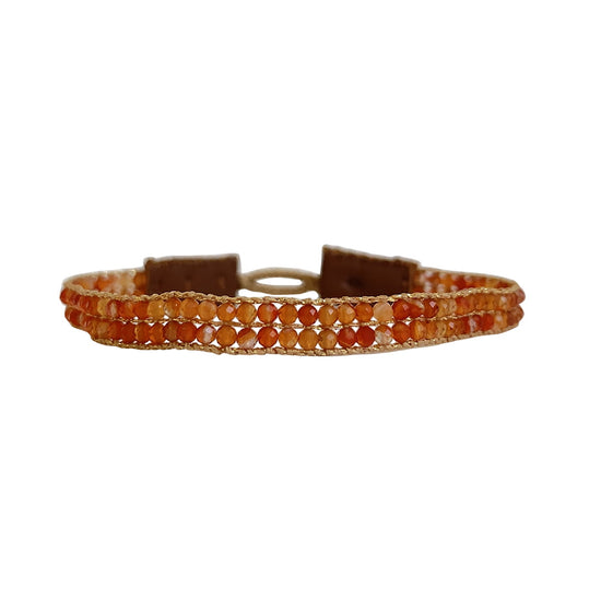 Armbånd Cap Lise - Carnelian (10) - Ibu Jewels