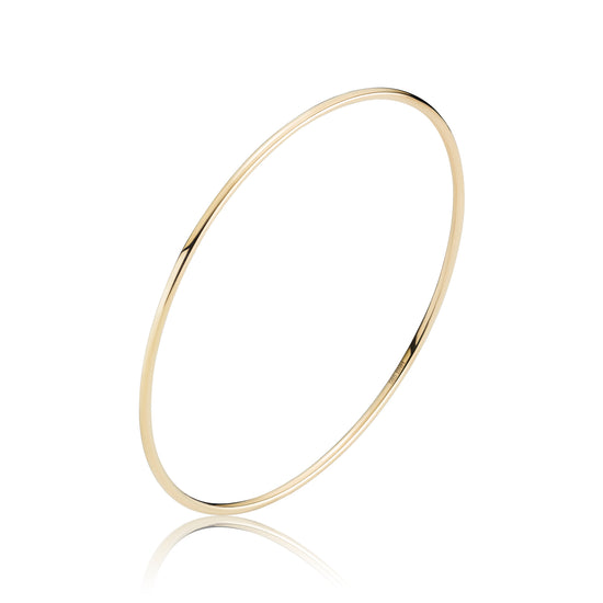 14K Armring Massiv 2,00mm 6,5cm