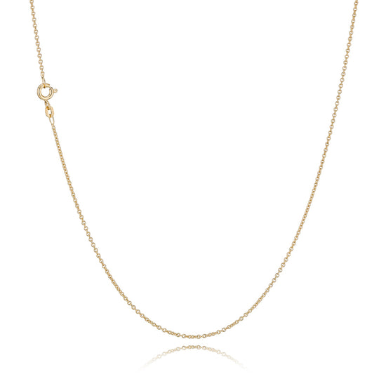 14K anker rund 0,40 mm guld