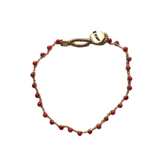 Armbånd Lulu Fine Red Jade (26) Ibu Jewels