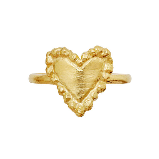 Abra Ring forgyldt Maanesten