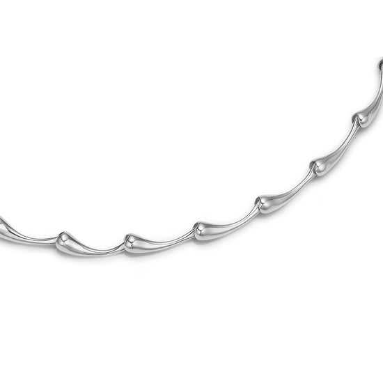 Armbånd dråbeform 20mm karabin - Randers Sølv