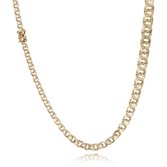 14K Bismark Collier 5,30mm m. forløb halskæde