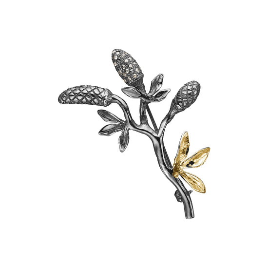 Broche Oldfield 50mm 0,25ct rådiamant By Birdie