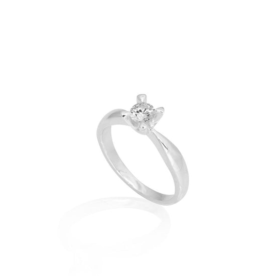 LG 14K Celebrate hvidguld ring 0,35ct DEF/VS