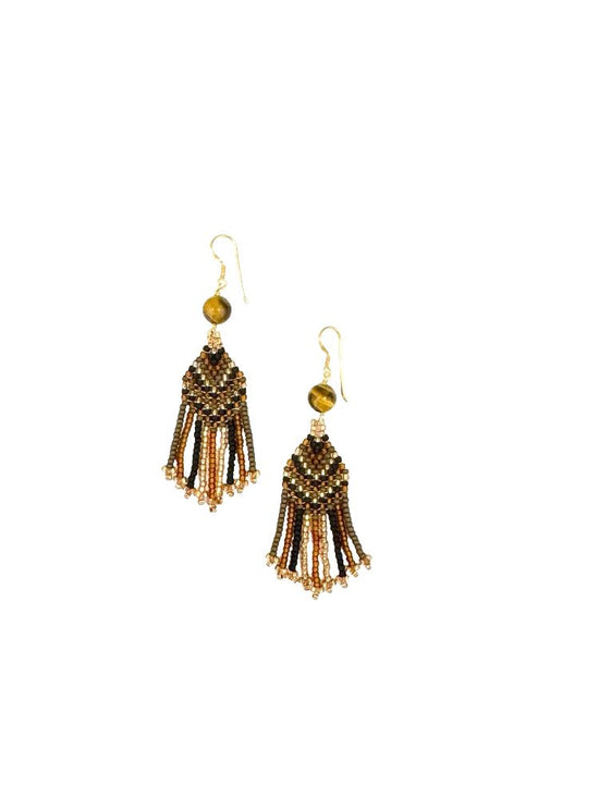 EAJ - Ørering Sedona Mix Black-Brown (07) - Ibu Jewels