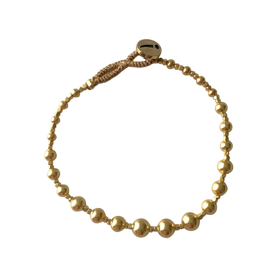 Armbånd Lulu Round Gold - Ibu Jewels