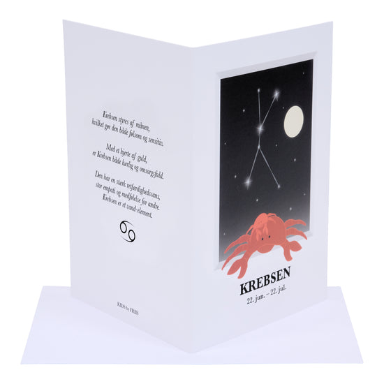 Krebsen Stjernetegn kort