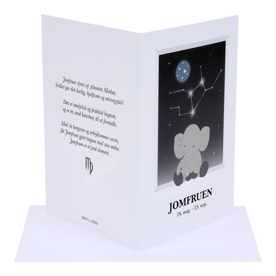 Jomfruen Stjernetegn kort
