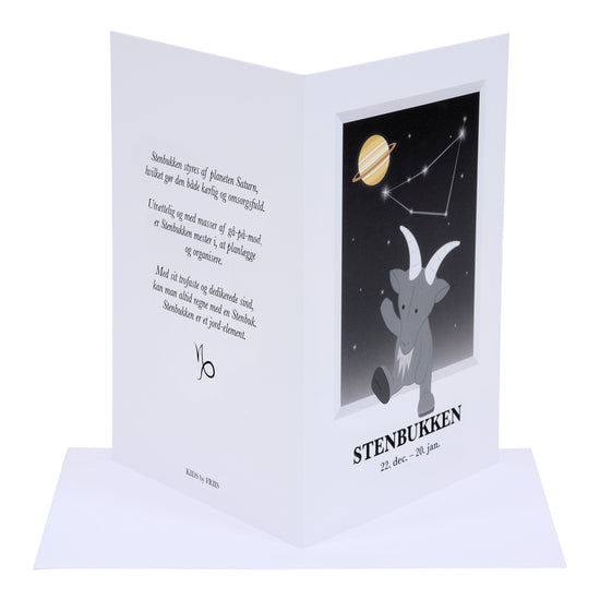Stenbukken Stjernetegn kort