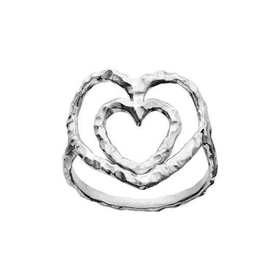 Felicity Ring sølv Maanesten