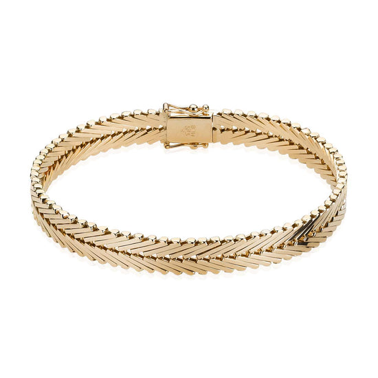 14K Guld Geneve 90/1 række armbånd