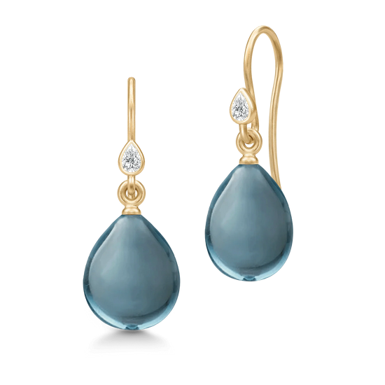 Fg. Prima Ballerina Earrings London Blue Julie Sandlau