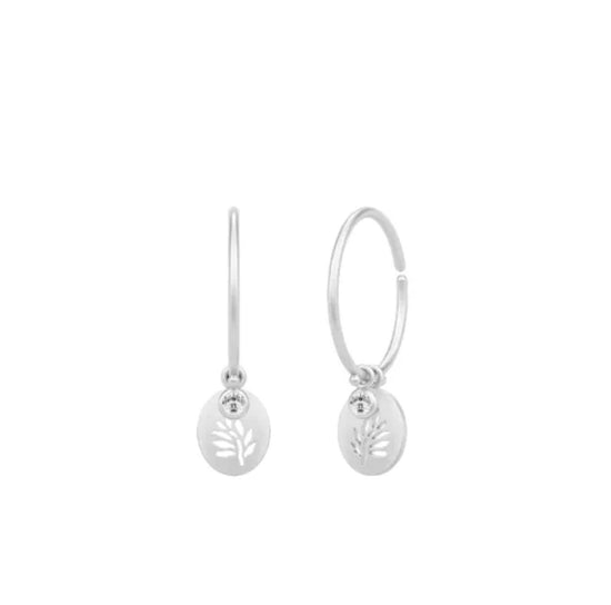 Rh Tree of Life Medium Hoops Julie sandlau