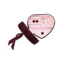 Heart Jewelry Box Maroon Maanesten