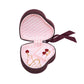 Heart Jewelry Box Maroon Maanesten