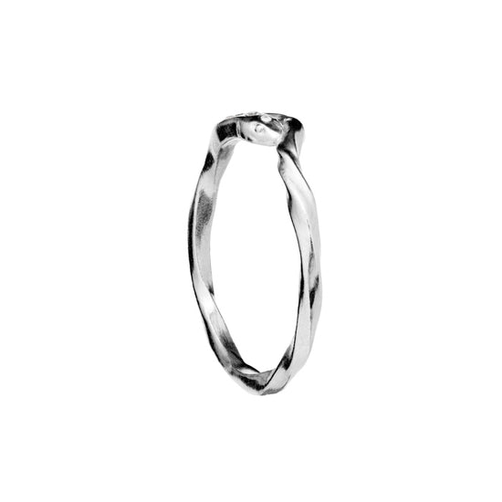 Hera Ring sølv Zirkonia Maanesten