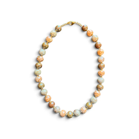 Kanga Malindi Perlehalskæde - Kazuri