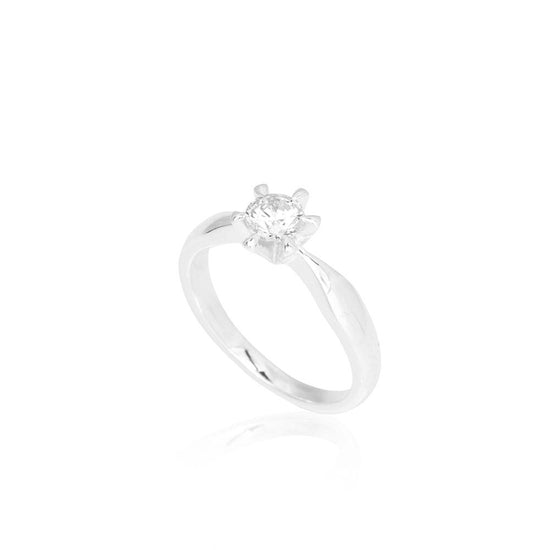 LG 14K Present ring 0,50ct DEF/VS hvidguld