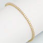 LG 18K Aligned Tennis armbånd Lab-grown DEF/VS Brillant cut