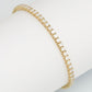 LG 18K Aligned Tennis armbånd Lab-grown DEF/VS Brillant cut
