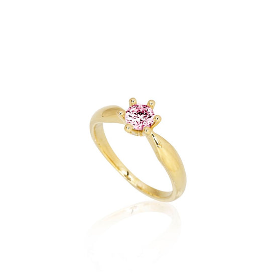 LG 14K Spirit Ring Labgrown 0,50ct Pink DEF/VS