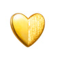 Heart Wings earring forgyldt 1 stk. LULU