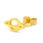 Saturn earring forgyldt 1 pcs LULU
