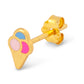 Ice cone earring forgyldt 1 pcs LULU