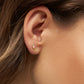 Ice cone earring forgyldt 1 pcs LULU