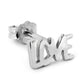 Word Love earring sølv 1 pcs LULU