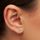 Word Love earring sølv 1 pcs LULU