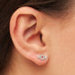 Word Mom earring sølv 1 pcs Lulu