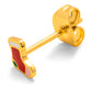 Christmas Sock earring 1 pcs Gold Plated LULU Copenhagen