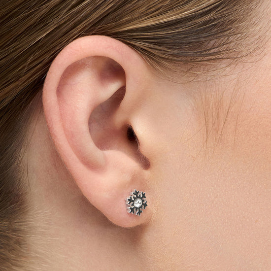 Flake earring 1 pcs Silver Plated LULU Copenhagen