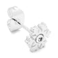 Flake earring 1 pcs Silver Plated LULU Copenhagen
