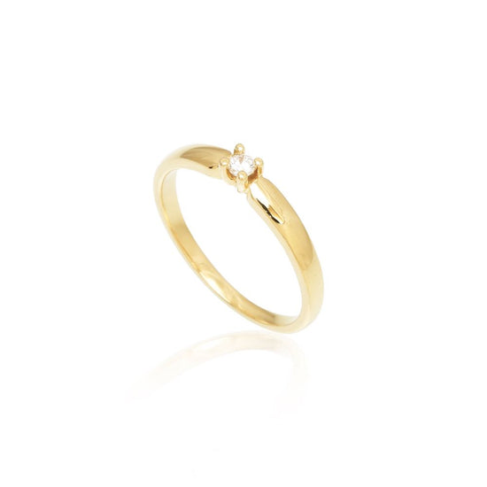 8K Lovez ring 0,05ct W-Tca/SI RG