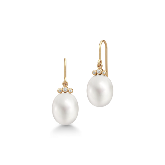 14 Kt. Lovina Earrings Pearl Julie Sandlau