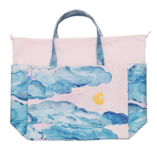 Big Canvas Totebag Moonshine Rose - Maanesten