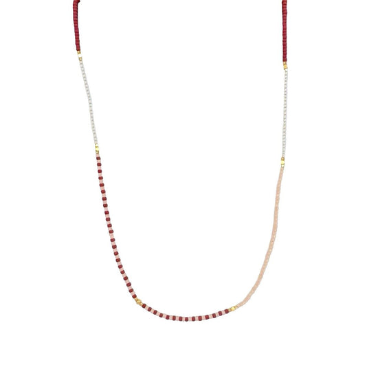 NHH - Halskæde Bumi Lang Rød (04) Ibu Jewels